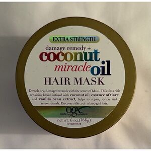 OGX Extra Strength Damage Remedy Coconut Oil Miracle Hair Mask 6 oz NEW